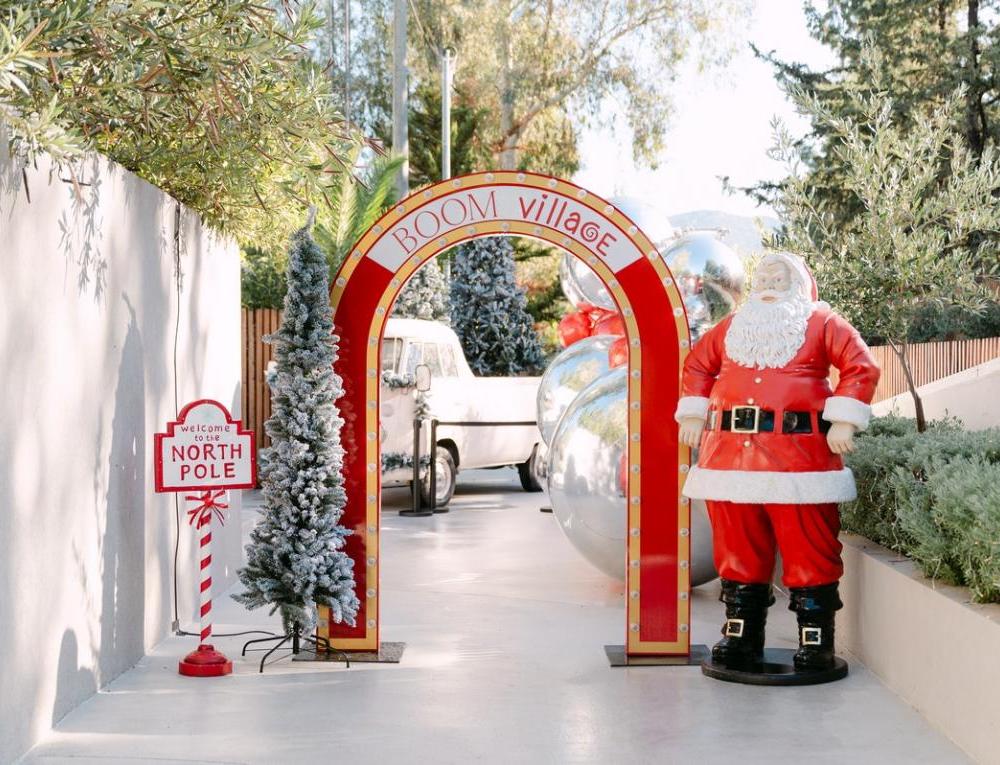 christmas boom village 