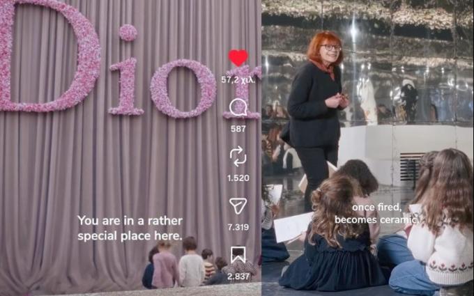 dior έκθεση παιδιά 