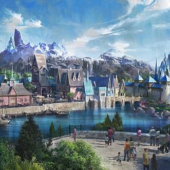 boom frozen στη Disneyland