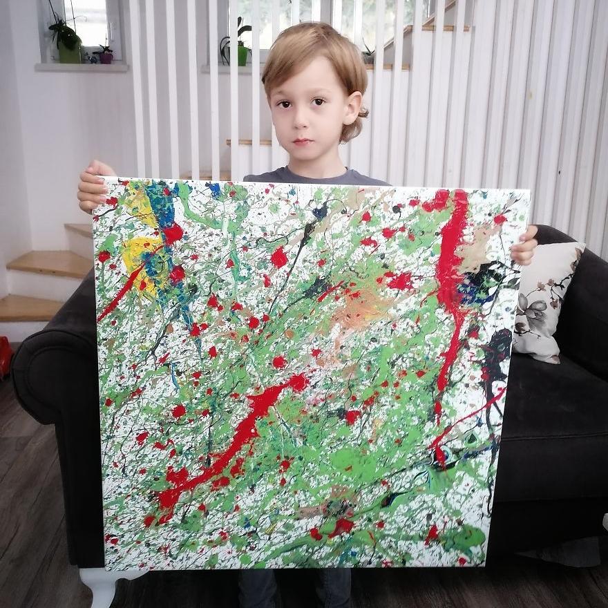 5χρονος με αυτισμό πίνακες ζωγραφικής