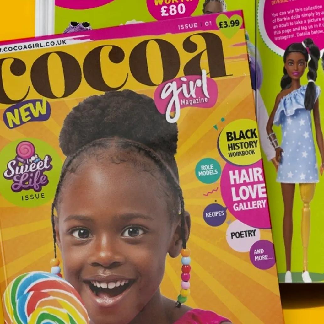boom cocoa girl περιοδικό για έγχρωμα κορίτσια
