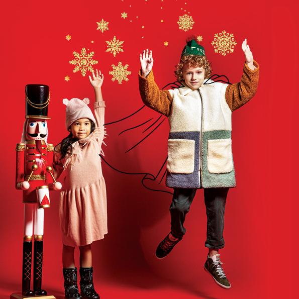 boom χριστουγεννιάτικη παιδική μόδα