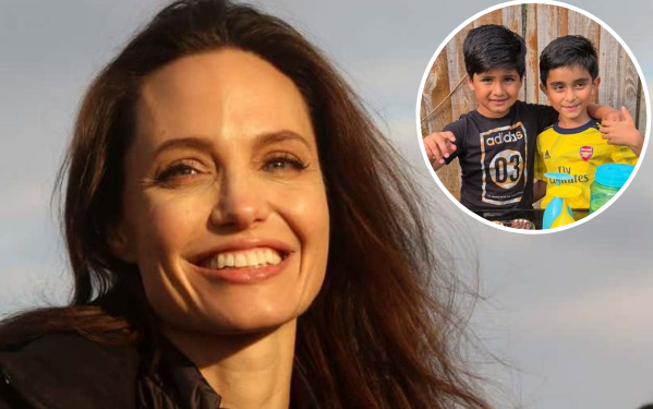 boom Angelina Jolie δωρεά λεμονάδα