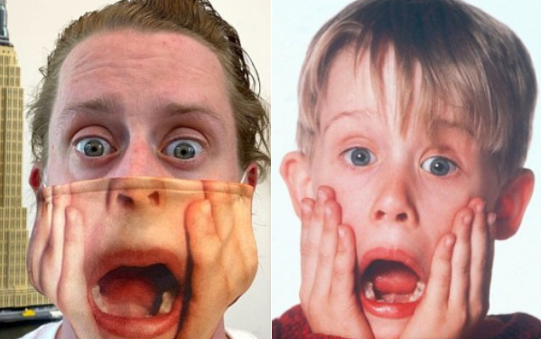 boom μόνος στο σπίτι μάσκα