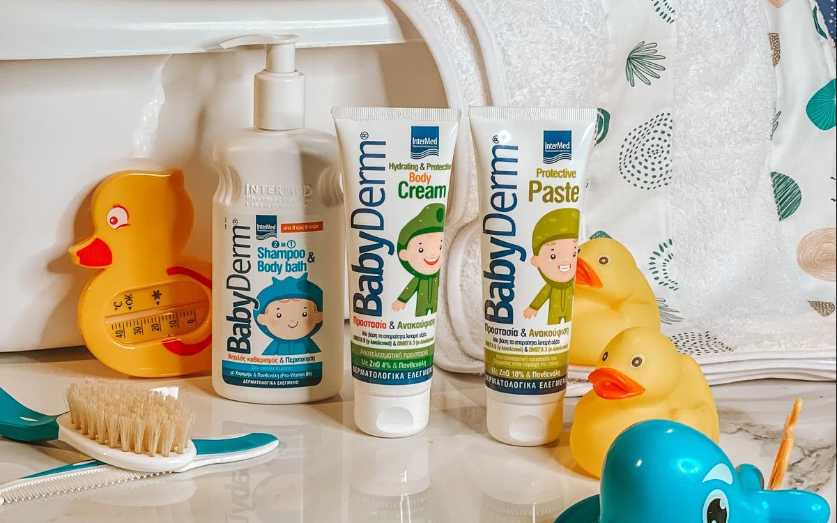 InterMed: Όλα όσα χρειάζεστε για την απόλυτη ρουτίνα μπάνιου του μωρού σας 