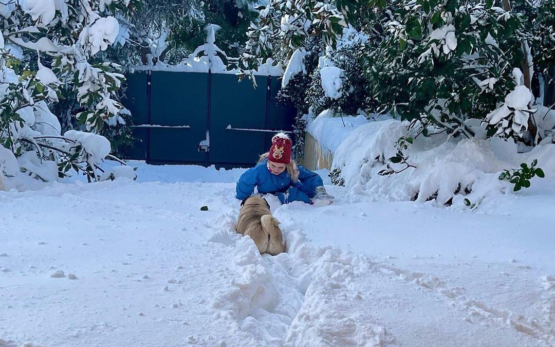 Celebrities χιόνια