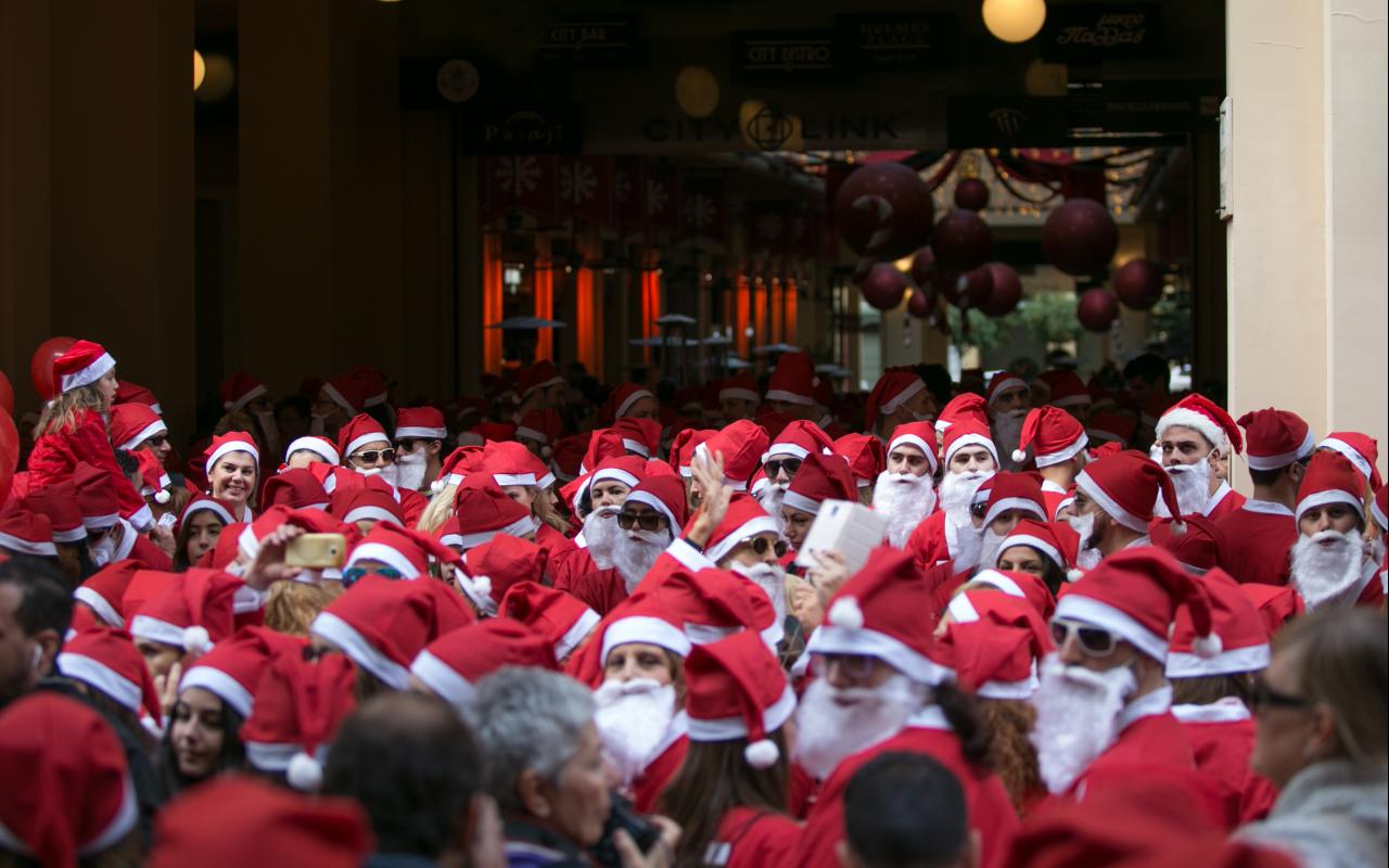 santa run